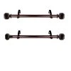 Rod Desyne Bennet 1 Side Curtain Rod 12-20 (Set Of 2) -Chic Home Store 16551833 fpx