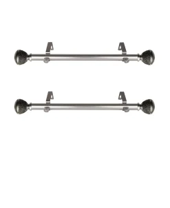 Rod Desyne Braided 1 Side Curtain Rod 12-20 (Set Of 2) -Chic Home Store 16551869 fpx