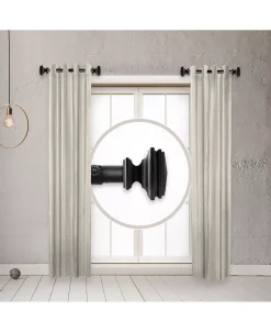 Rod Desyne Bedpost 1 Side Curtain Rod 12-20 (Set Of 2) -Chic Home Store 16551895 fpx