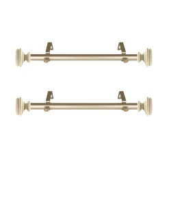 Rod Desyne Bedpost 1 Side Curtain Rod 12-20 (Set Of 2) -Chic Home Store 16551898 fpx