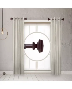 Rod Desyne Bedpost 1 Side Curtain Rod 12-20 (Set Of 2) -Chic Home Store 16551902 fpx