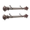 Rod Desyne Bach 1.5 Side Curtain Rod 12-20 (Set Of 2) -Chic Home Store 16552023 fpx