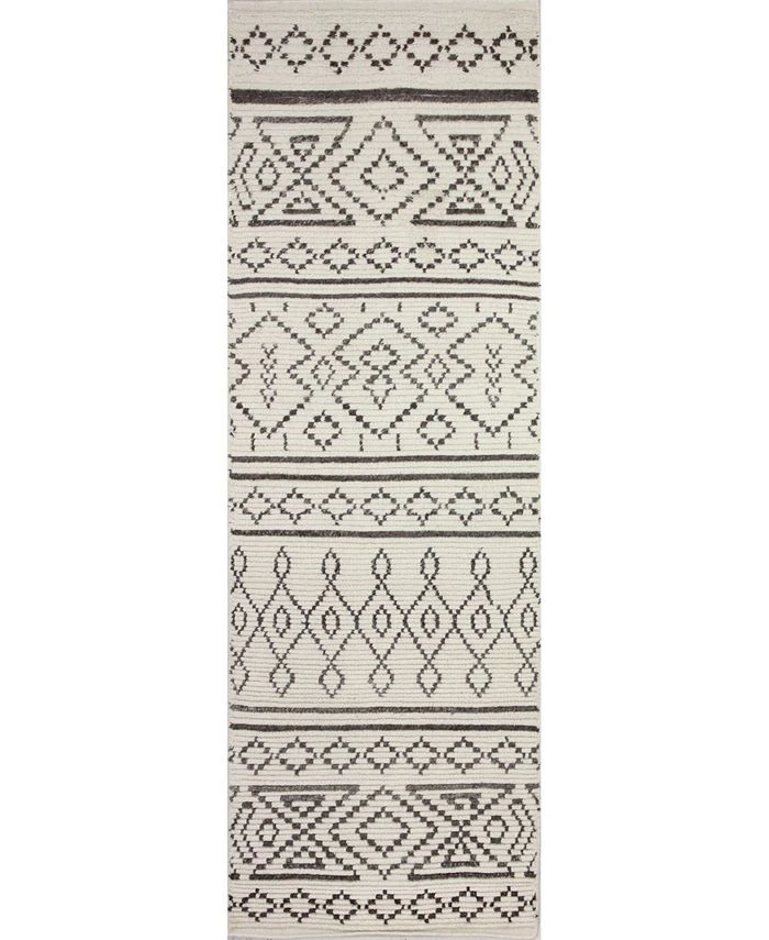 BB Rugs CLOSEOUT! Natural Wool M133 Ivory 2'6 X 8' Runner Rug 3 BB Rugs CLOSEOUT! Natural Wool M133 Ivory 2'6 X 8' Runner Rug