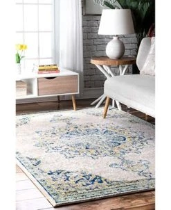 NuLOOM Bodrum Vintage-Inspired Medallion Leola 8' X 10' Area Rug -Chic Home Store 16958896 fpx