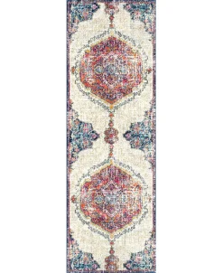 NuLOOM Bodrum Vintage-Inspired Medallion Maranda 6'7 X 9' Area Rug 12 NuLOOM Bodrum Vintage-Inspired Medallion Maranda 6'7 X 9' Area Rug -Chic Home Store 16963801 fpx