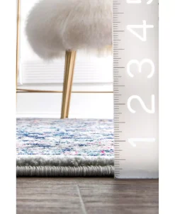 NuLOOM Bodrum Persian Vintage-Inspired Raylene Blue 6'7 X 9' Area Rug -Chic Home Store 16964413 fpx