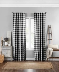 Elrene Farmhouse Buffalo Check 52 X 84 Curtain Panel