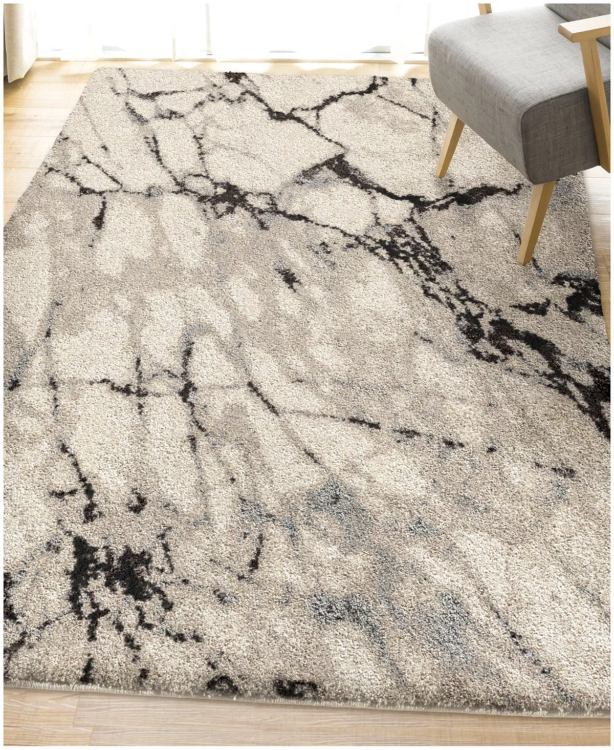 Palmetto Living Adagio Great Falls Beige 6'5 X 9'6 Area Rug 5 Palmetto Living Adagio Great Falls Beige 6'5 X 9'6 Area Rug - Image 3