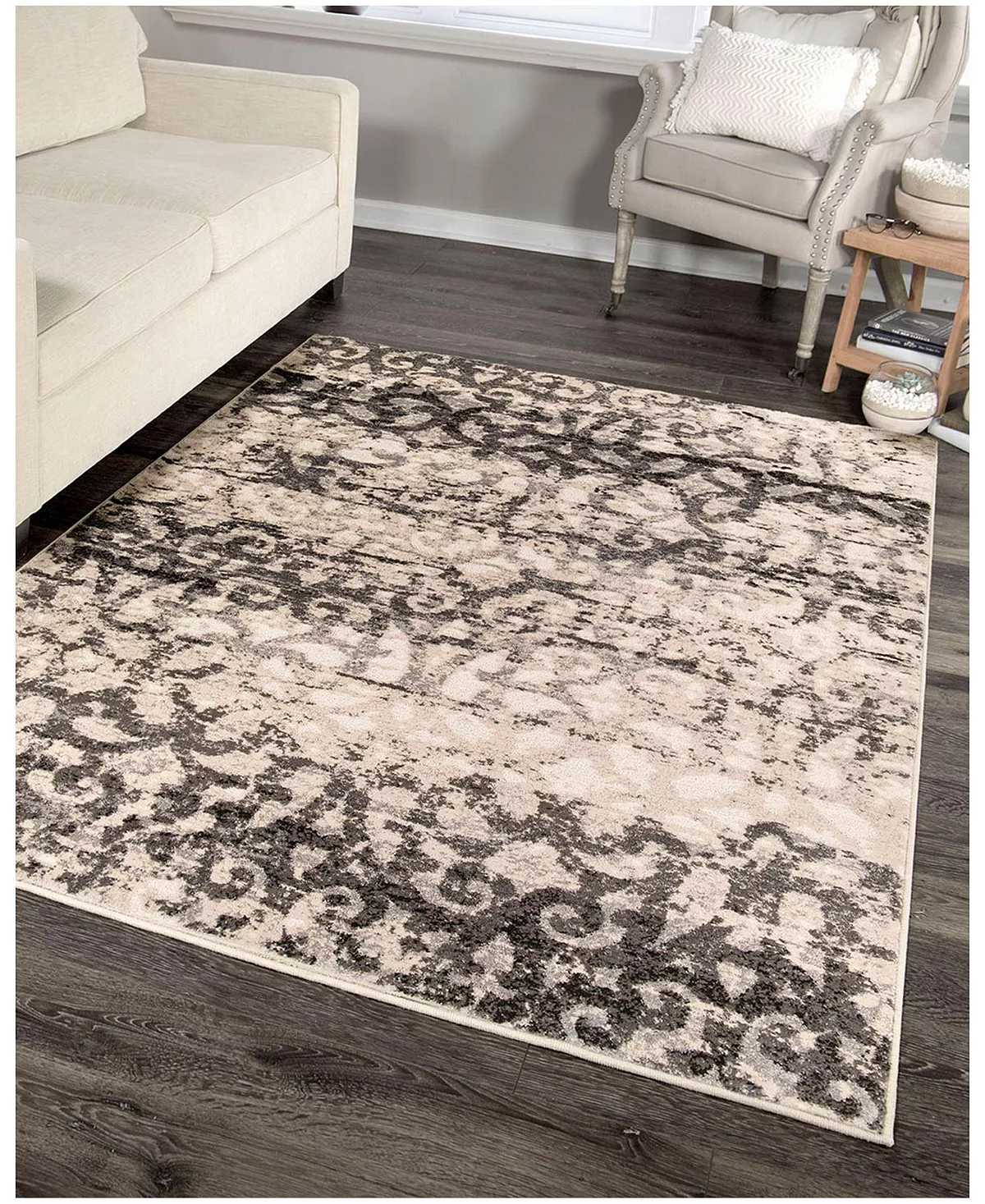 Palmetto Living Illusions Buxtonbliss Mushroom 9' X 13' Area Rug 4 Palmetto Living Illusions Buxtonbliss Mushroom 9' X 13' Area Rug - Image 2