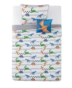 My World Dino Tracks Twin 3 Piece Comforter Set -Chic Home Store 17137144 fpx