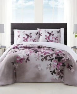 Vince Camuto Home Lissara 3 Piece Comforter Set, Full/Queen