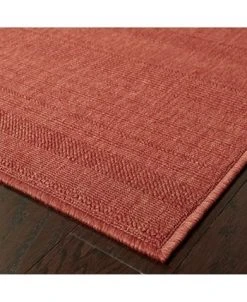 JHB Design Veranda VER05 Red 8'6 X 13' Area Rug -Chic Home Store 17197596 fpx