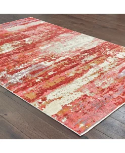 JHB Design Creation CRE04 Pink 9' X 12' Area Rug -Chic Home Store 17198508 fpx