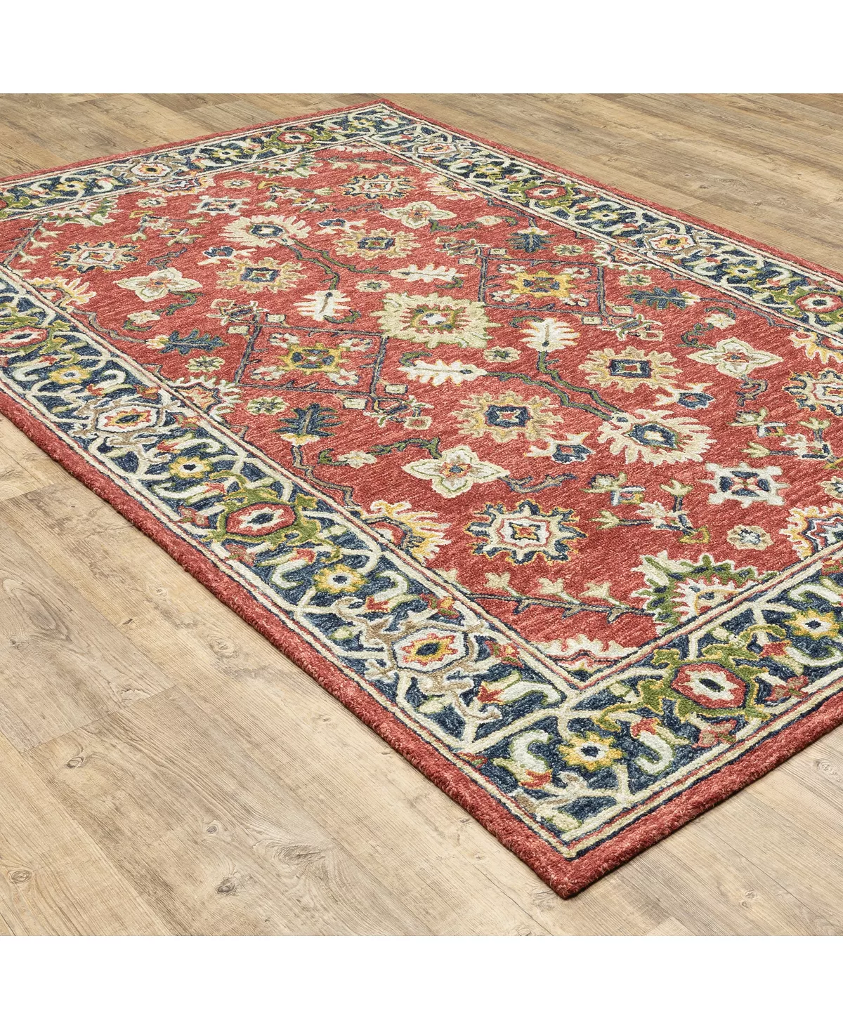 JHB Design Garden GAR04 Red 2'6 X 8' Runner Rug 7 JHB Design Garden GAR04 Red 2'6 X 8' Runner Rug - Image 5