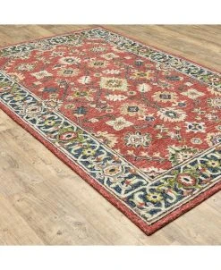 JHB Design Garden GAR04 Red 2'6 X 8' Runner Rug 10 JHB Design Garden GAR04 Red 2'6 X 8' Runner Rug -Chic Home Store 17198919 fpx