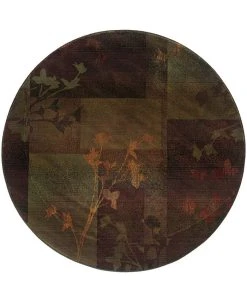 JHB Design Kismet KIS09 Purple 8' Round Rug