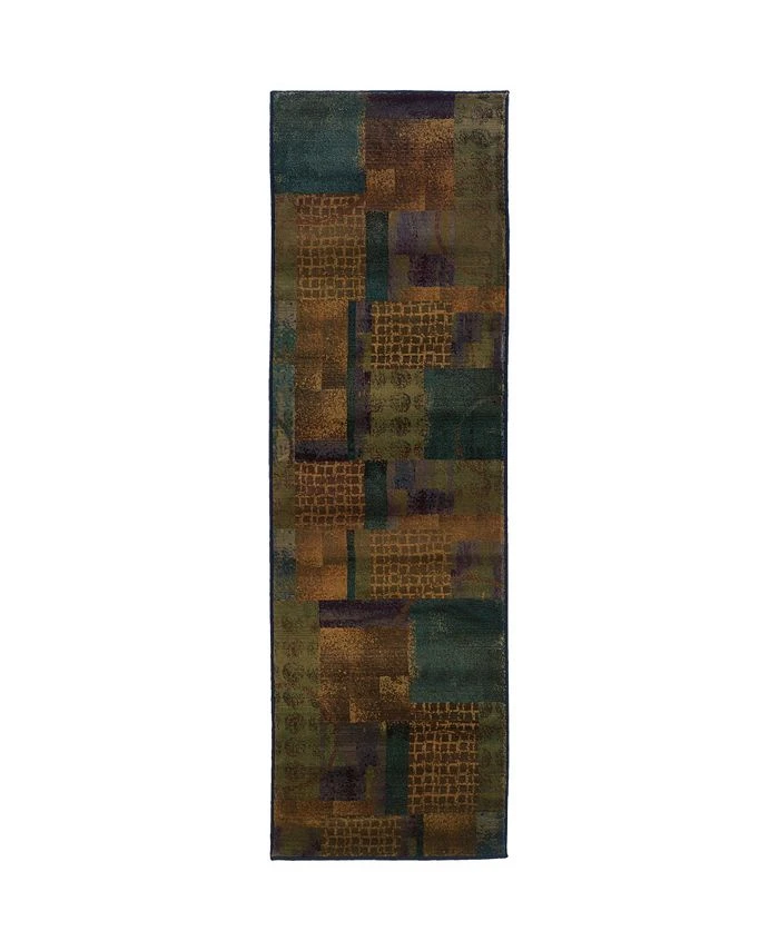 JHB Design Kismet KIS015 Blue 2'6 X 9'1 Runner Rug 3 JHB Design Kismet KIS015 Blue 2'6 X 9'1 Runner Rug