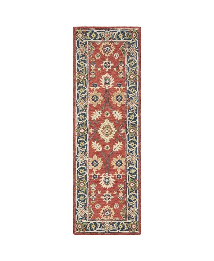 JHB Design Garden GAR04 Red 2'6 X 8' Runner Rug 3 JHB Design Garden GAR04 Red 2'6 X 8' Runner Rug