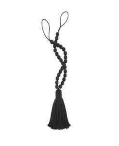 Elrene Nomad Decorative Wooden Bead Curtain Tieback With Tassel 9 Elrene Nomad Decorative Wooden Bead Curtain Tieback With Tassel -Chic Home Store 17322225 fpx