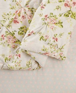 Jessica Simpson Mils Floral Pinch Pleat King 3-Piece Comforter Set 10 Jessica Simpson Mils Floral Pinch Pleat King 3-Piece Comforter Set -Chic Home Store 17362029 fpx