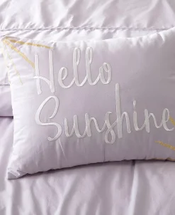 Jessica Simpson 4 Piece Ruched Stripe Full/Queen Comforter Set -Chic Home Store 17362098 fpx