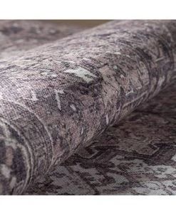 D Style Tovia TOV03 Taupe 2'3 X 7'7 Runner Rug -Chic Home Store 17371170 fpx