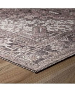 D Style Tovia TOV03 Taupe 2'3 X 7'7 Runner Rug -Chic Home Store 17371172 fpx