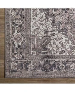 D Style Tovia TOV03 Taupe 2'3 X 7'7 Runner Rug -Chic Home Store 17371173 fpx