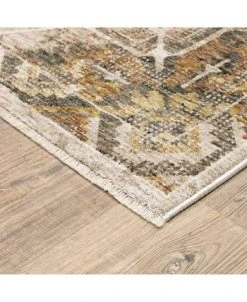 JHB Design Kumar Kum11 Gold And Ivory 6'7 X 9'6 Area Rug 18 JHB Design Kumar Kum11 Gold And Ivory 6'7 X 9'6 Area Rug -Chic Home Store 17382346 fpx