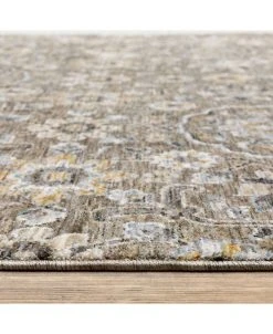 JHB Design Kumar Kum09 Gray And Tan 6'7 X 9'6 Area Rug -Chic Home Store 17382775 fpx