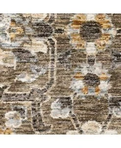JHB Design Kumar Kum09 Gray And Tan 6'7 X 9'6 Area Rug -Chic Home Store 17382779 fpx