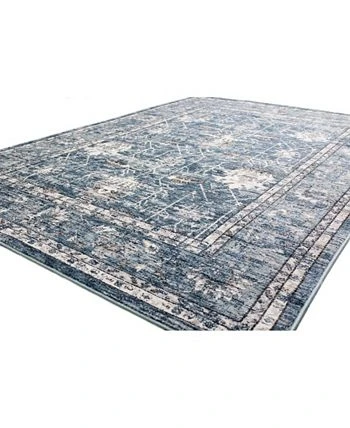BB Rugs CLOSEOUT! Plymouth Ply-02 Blue 2'6 X 8' Runner Rug 5 BB Rugs CLOSEOUT! Plymouth Ply-02 Blue 2'6 X 8' Runner Rug - Image 3