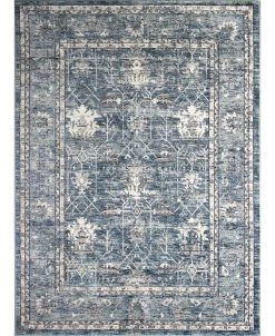 BB Rugs CLOSEOUT! Plymouth Ply-02 Blue 2'6 X 8' Runner Rug
