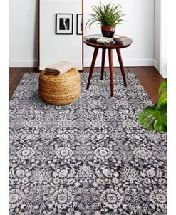 BB Rugs CLOSEOUT! Plymouth Ply-03 Charcoal 2'6 X 8' Runner Rug -Chic Home Store 17391631 fpx