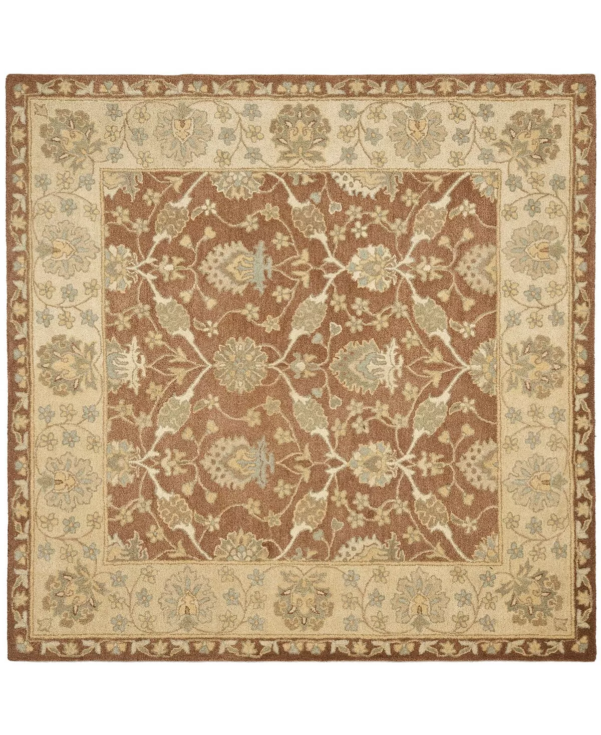 Safavieh Antiquity At315 Brown 3'6 X 3'6 Round Area Rug 4 Safavieh Antiquity At315 Brown 3'6 X 3'6 Round Area Rug - Image 2