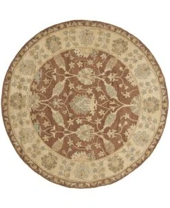 Safavieh Antiquity At315 Brown 3'6 X 3'6 Round Area Rug