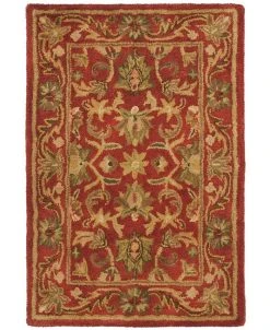 Safavieh Antiquity At52 Green And Gold 2' X 3' Area Rug