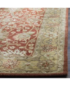 Safavieh Antiquity At249 Rust And Gold 2' X 3' Area Rug 14 Safavieh Antiquity At249 Rust And Gold 2' X 3' Area Rug -Chic Home Store 17402346 fpx