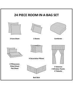 Madison Park Essentials Jordan 24-Pc. King Room In A Bag -Chic Home Store 17435918 fpx