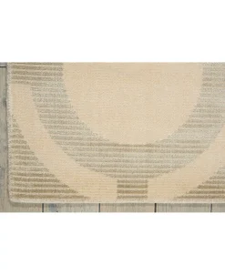 Nourison Luminance LUM01 Cream And Gray 7'6 X 10'6 Area Rug -Chic Home Store 17509614 fpx