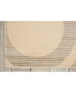 Nourison Luminance LUM01 Cream And Gray 7'6 X 10'6 Area Rug -Chic Home Store 17509615 fpx