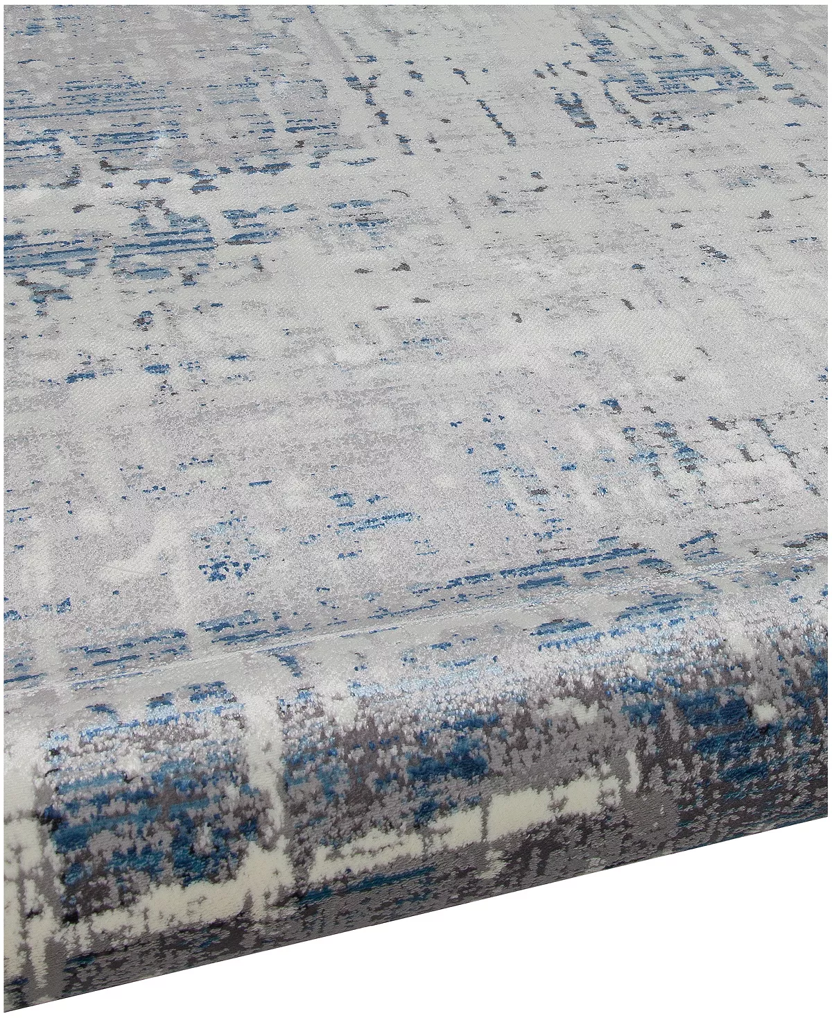 Sunbrella Modern SM-01 Gray/Onyx 4' X 6' Area Rug 6 Sunbrella Modern SM-01 Gray/Onyx 4' X 6' Area Rug - Image 4