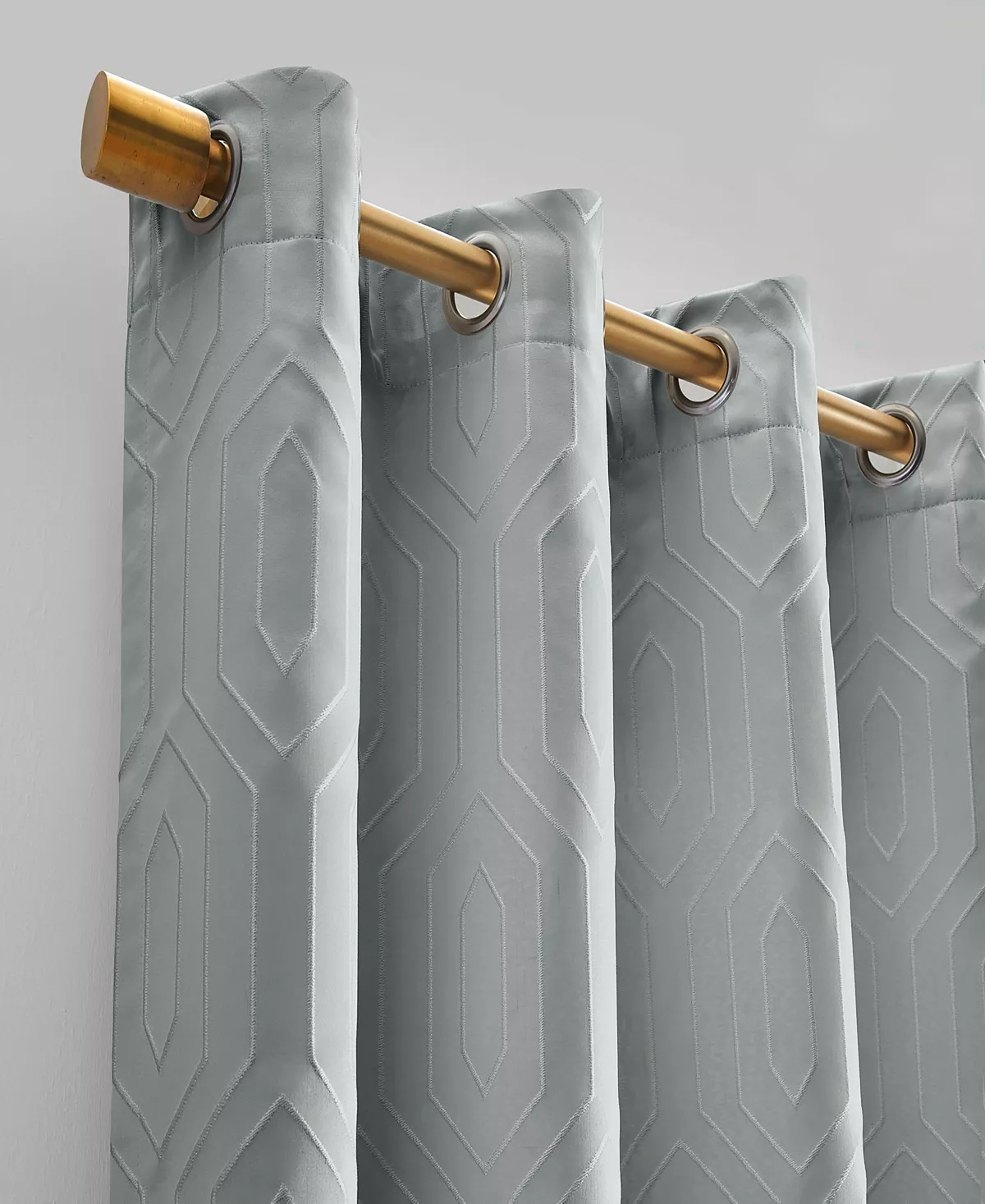 Elrene Huxley Geometric 52 X 84 Blackout Curtain Panel 6 Elrene Huxley Geometric 52 X 84 Blackout Curtain Panel - Image 4