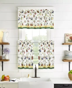 Villeroy & Boch French Garden 30 X 24 Tier Curtain Set 7 Villeroy & Boch French Garden 30 X 24 Tier Curtain Set -Chic Home Store 17678478 fpx