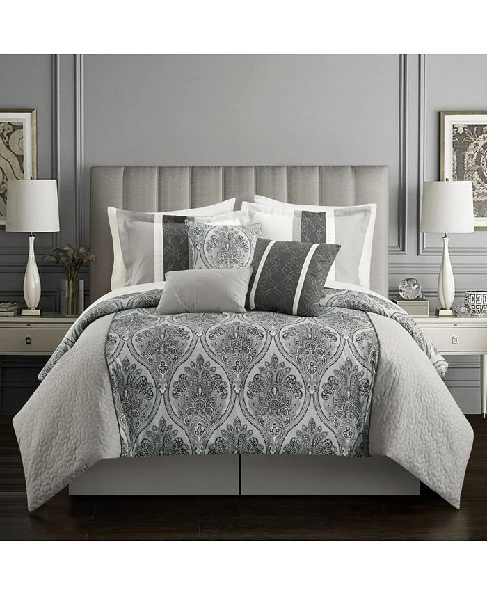 Chic Home Phantogram 7 Piece Queen Comforter Set 3 Chic Home Phantogram 7 Piece Queen Comforter Set