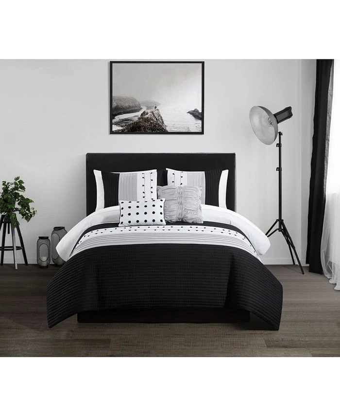 Chic Home Lainy 9 Piece King Comforter Set 3 Chic Home Lainy 9 Piece King Comforter Set