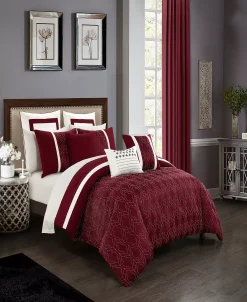 Chic Home Arlow 8 Piece Comforter Set, Queen -Chic Home Store 18499420 fpx
