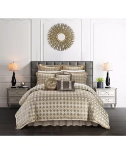 Chic Home Sue 9 Piece Comforter Set, Queen -Chic Home Store 18499511 fpx