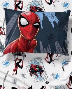 Spider-Man Man Crawl Twin Sheet Set, 3 Pieces 8 Spider-Man Man Crawl Twin Sheet Set, 3 Pieces -Chic Home Store 18624963 fpx