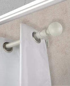 Rod Desyne Globe 1 Faux Wood Curtain Rod 48-84 -Chic Home Store 18924431 fpx